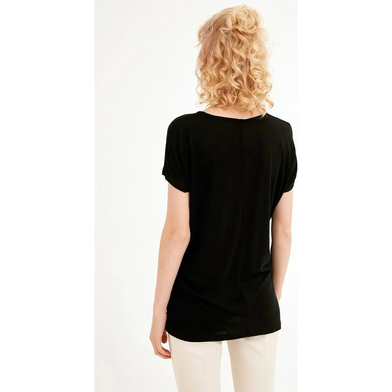 

Courage Printed Outsize Tshirt T Shirt Y2K Top Nostalgic Summer Women T-Shirt Anime Bluz