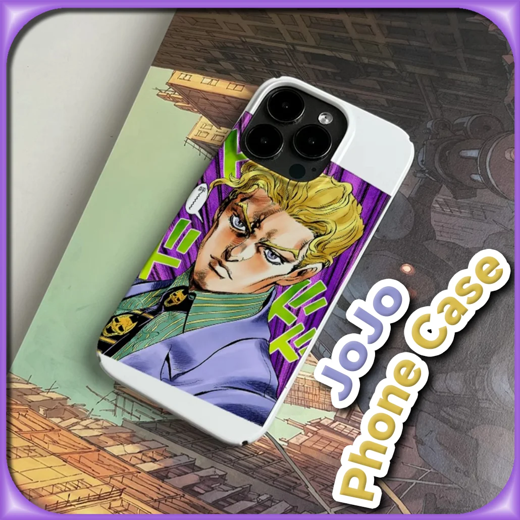 Чехол для телефона Kira Yoshikage iPhone 16 15 14 13 12 11 XS/XR 7/8 Pro Max JoJo's Bizarre Adventure модный