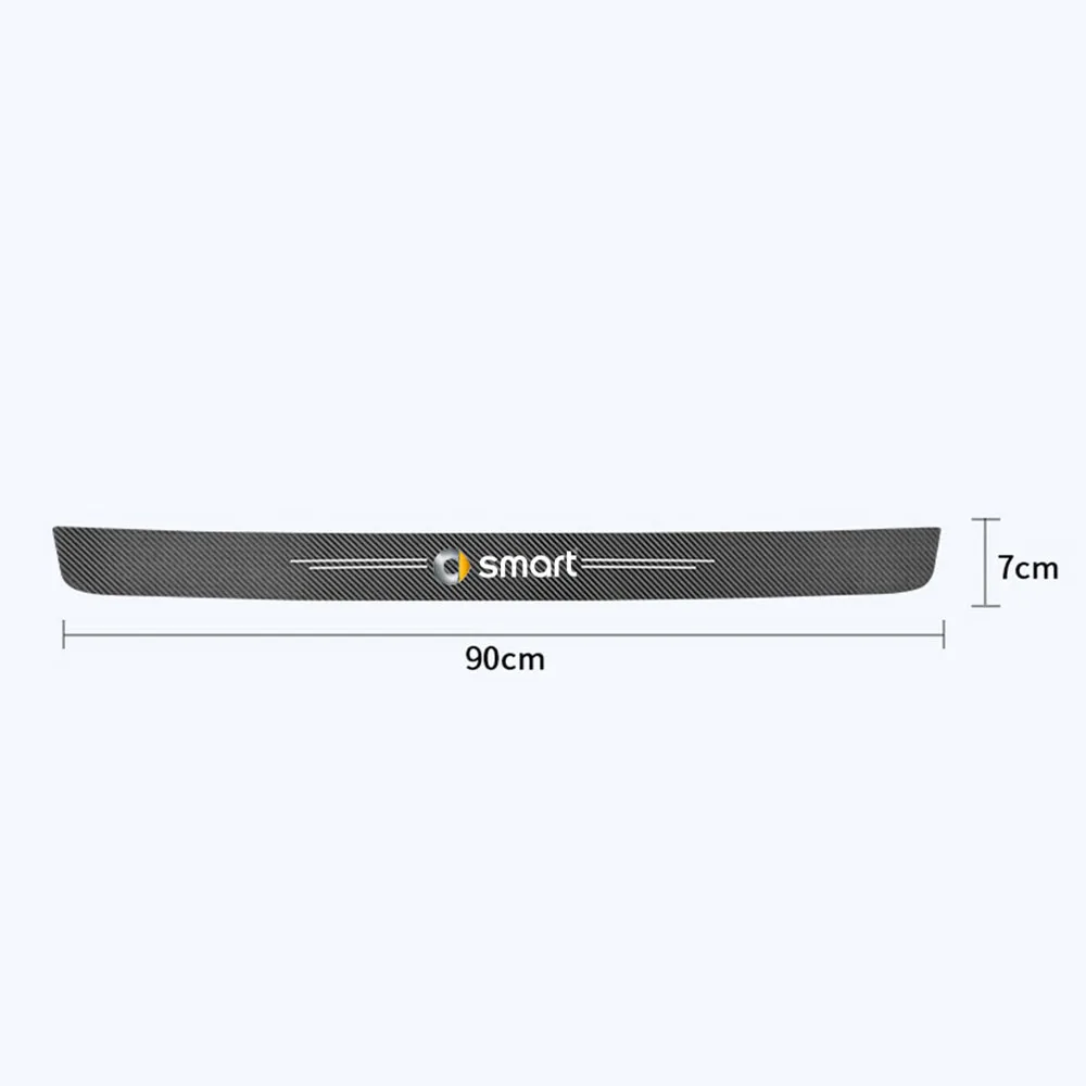 Фото Автомобильная наклейка для защиты багажника для smart fortwo 451 450 452 453 454 Cabrio Crossblade EQ для четырех ярких автомобильных аксессуаров №2