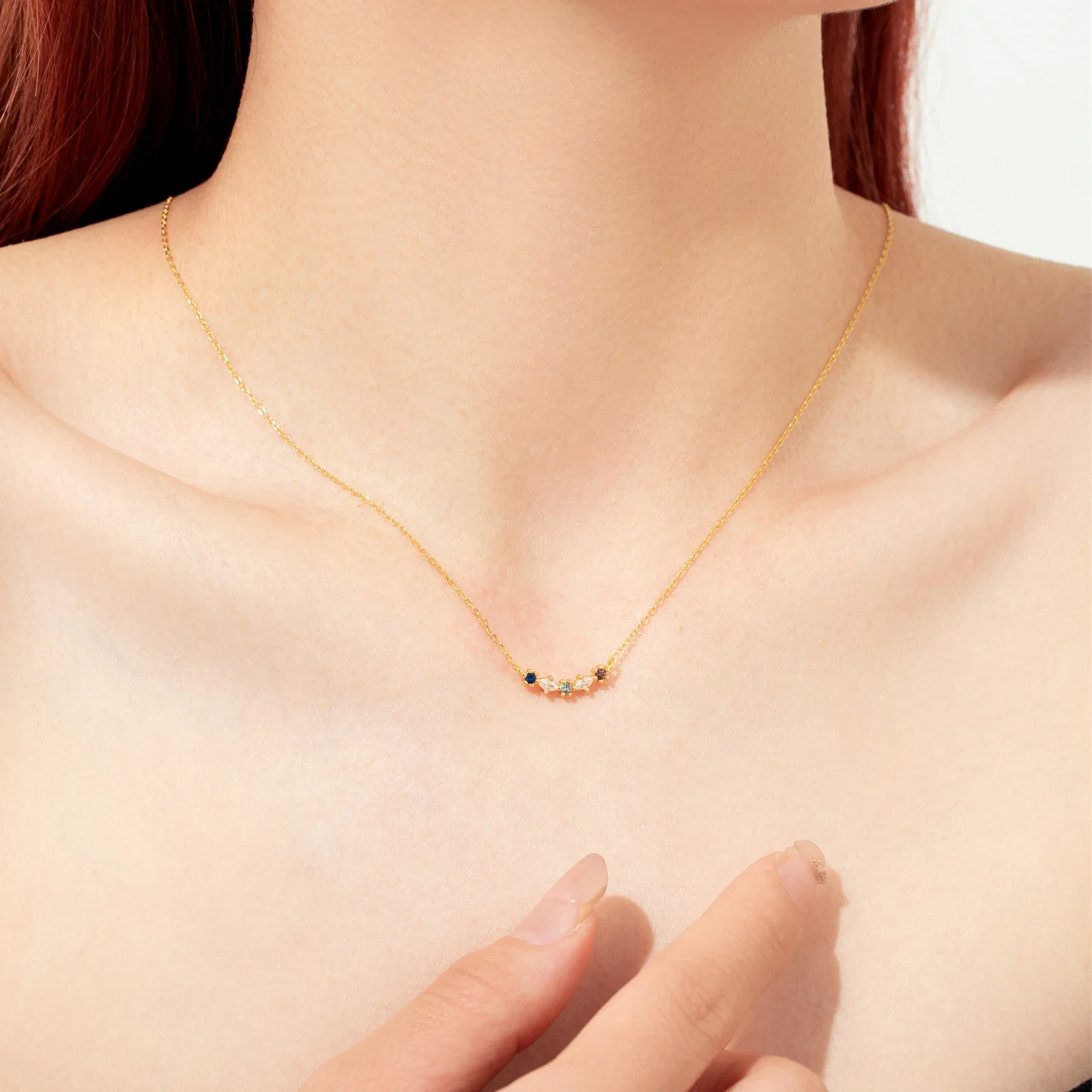 KIKICHICC стерлингового серебра 925 пробы цветной кулон с драгоценными камнями