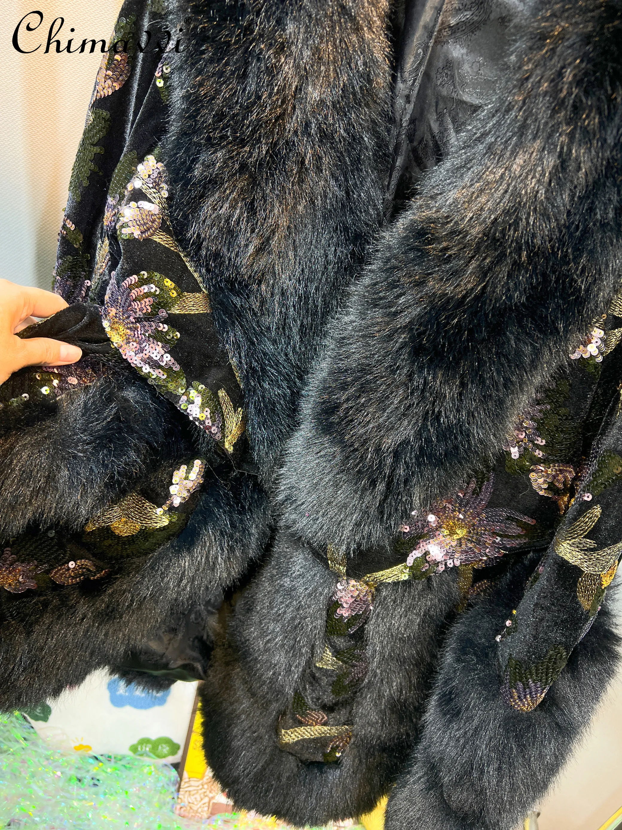 Высококачественная куртка с блестками для тяжелой промышленности зимняя одежда