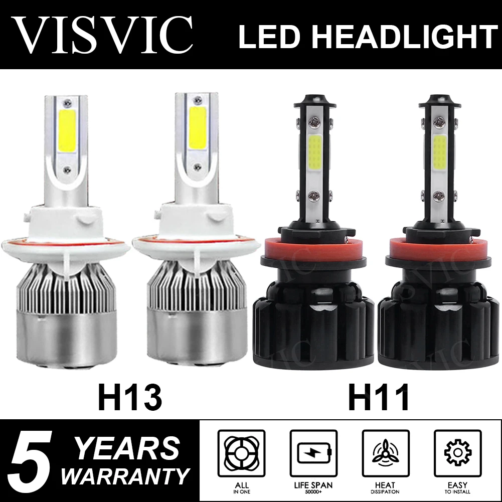 

4pc 6000K LED Headlight + Fog Light Bulb Fit For Nissan Sentra 2007 2008 2009 ro