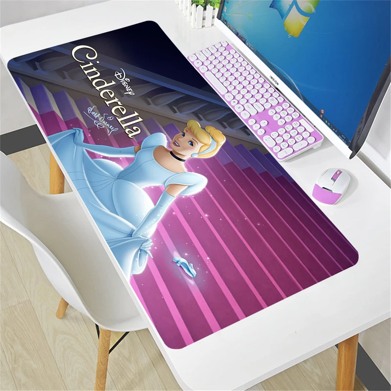 

Противоскользящий игровой коврик для мыши Золушка для ноутбука коврик для мыши с Аниме Коврик для мыши аксессуары для ПК для компьютера и о...