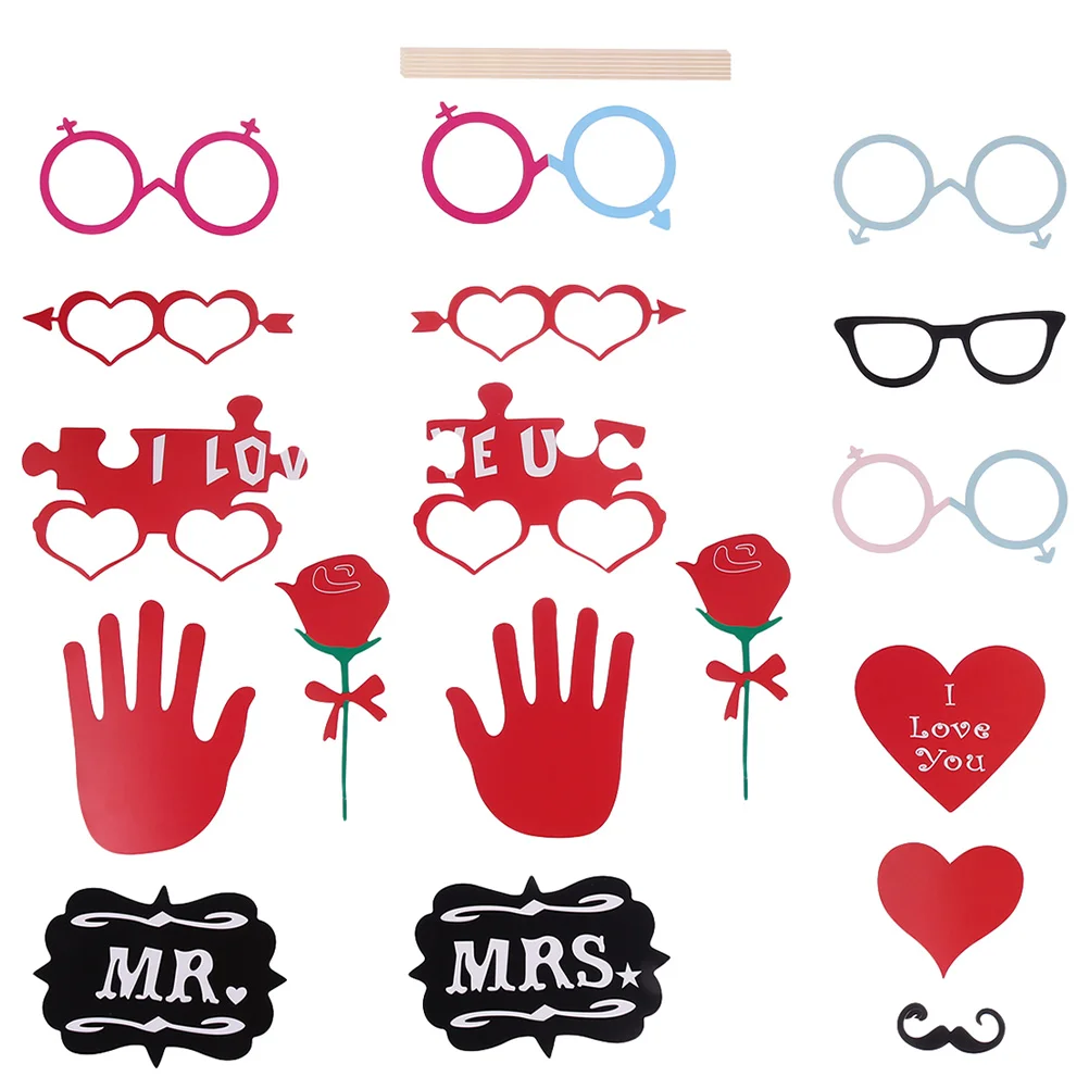 19 шт. реквизит для фотобудки креативный комплект вывесок свадебной фотографии