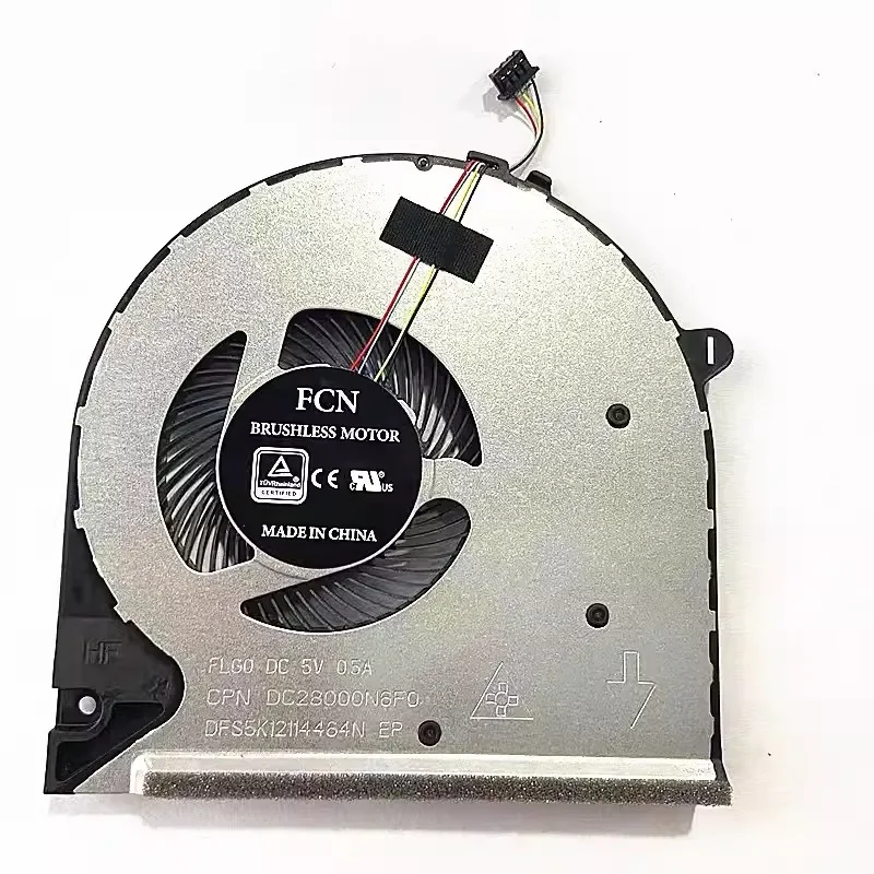 Новый охлаждающий вентилятор для ноутбука HP 15-DU 15s-du 15-DW DY 250 G8 L52034-001 TPN-C139 DC28000N6F0 DFS5K12114464N (art.: 3920ce780bc4e) - 3920ce780bc4e