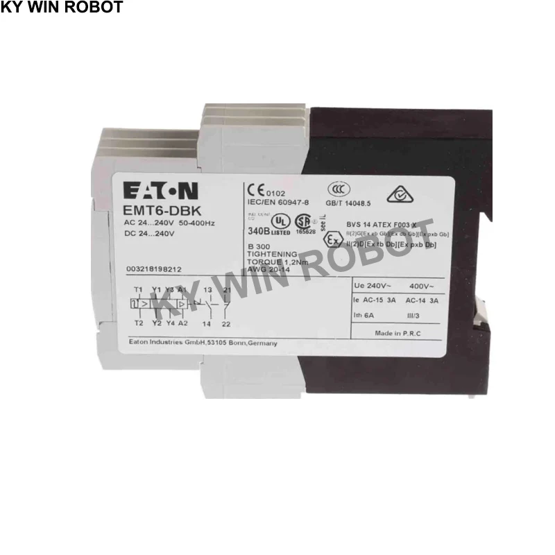 

1PCS/LOTS EMT6-DBK 24-240V Thermistor Overload Relay Line Protection