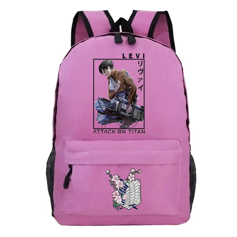 S Harajuku Anime Attack On Titan Unisex Travel Backpacks