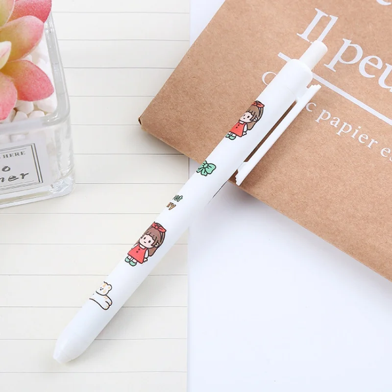 InsGirl ручка для прессования в форме сердца Студенческая гелевая красивая