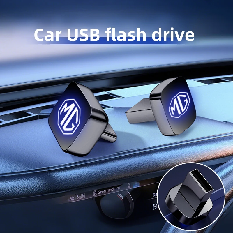 Фото Автомобильный сплав, 32 г/64 г, U-диск, USB или Type-C, устройство хранения данных для гаражей Morris MG 6 3 5 7 TF ZR ZS HS GS GT Hector №3