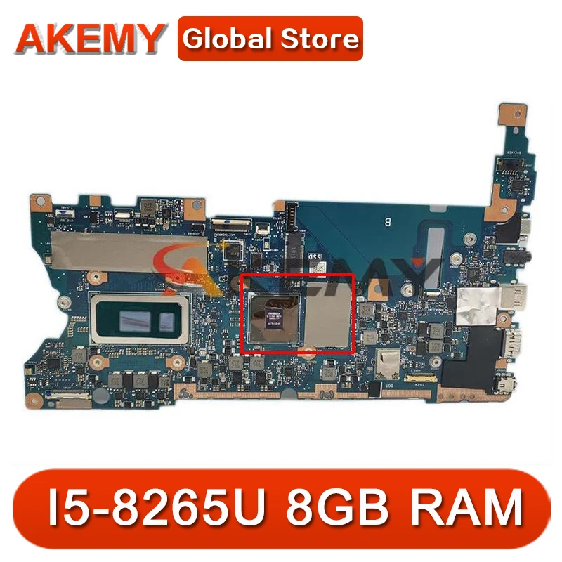 

Для ASUS UX461FN UX461F оригинальная материнская плата протестированная 100% UX461FN материнская плата для ноутбука с процессором I5-8265U 8 ГБ ОЗУ