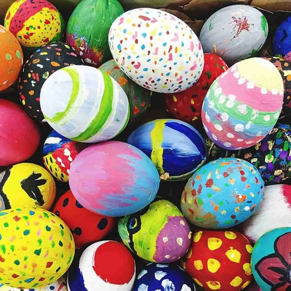 

10/20pcs Easter Wooden Eggs Natural Unfinished Wood Blank Egg DIY Hand Painted Decor Children's Educational Toys Easter Supply