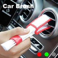 1pcs car air conditioner vent brush microfibre auto grille cleaner cars detailing blinds duster brush auto styling car accessory