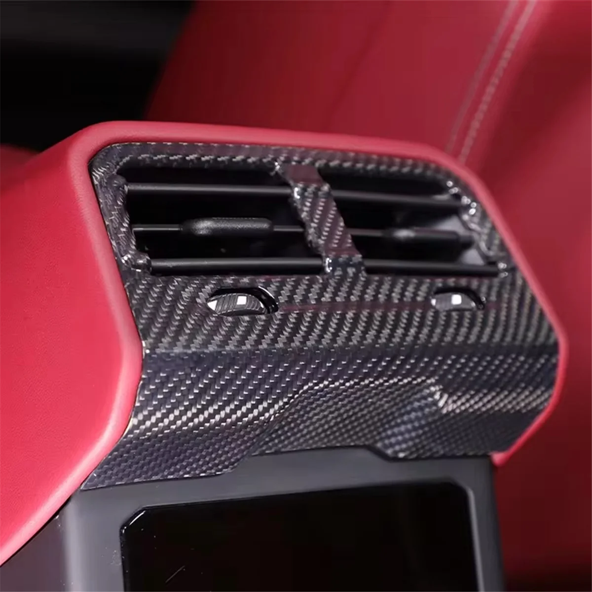 Углеродное волокно для 5 серии G60 2024 автомобильное заднее воздуховыпускное