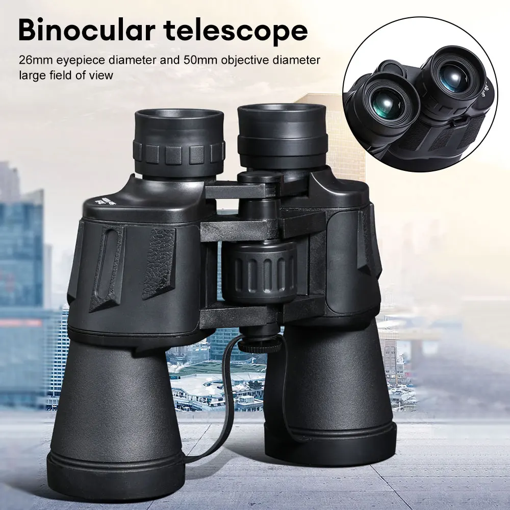 

Military Glass Outdoor Hd Clarity High Low Night Powerful Light For Vision Binocular Optical Telescope 20x50 Binoculars