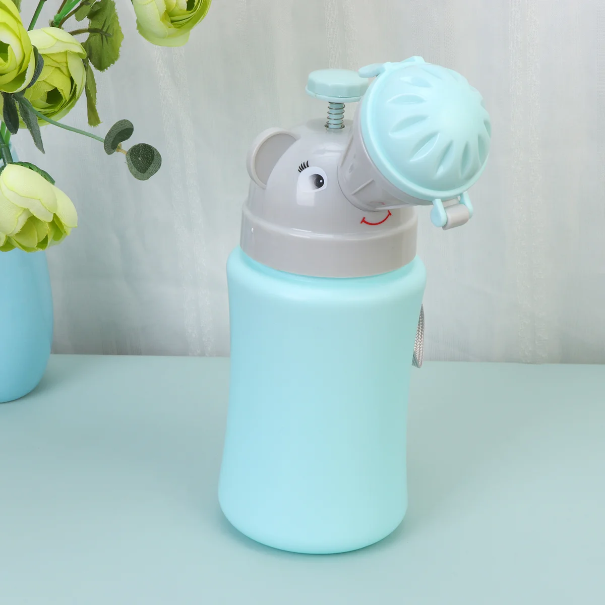 

1PC Creative Car Toilet Stool Adult Portable Potty Bottle Cartoon Urining Tool Emergency Toilet for Kids (Boy)