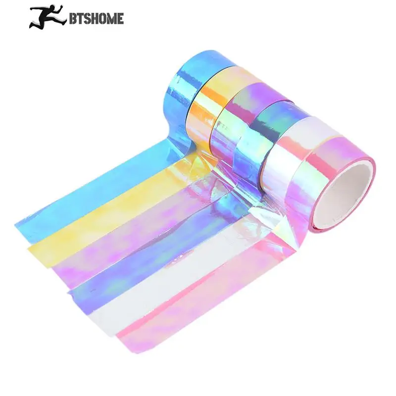 

1 шт. Новинка 500 см художественная гимнастика украшение голографическая RG призматическая Блестящая лента кольца-палочки