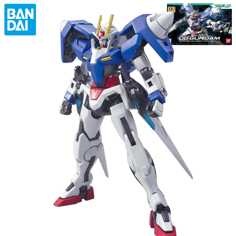 

Сборная модель Bandai, периферийные аниме Модели HG 1/144 00-22 OO GN-0000 Gundam Double Zero Gundam, сборные игрушки, фигурки, подарки