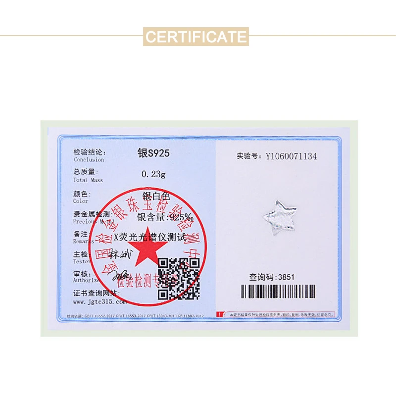 925 Sterling Silver Pentagram Beads Spacer Beads Jewelry Findings Silver Star Bead For Bracelet&Necklace Jewelry Making DIY