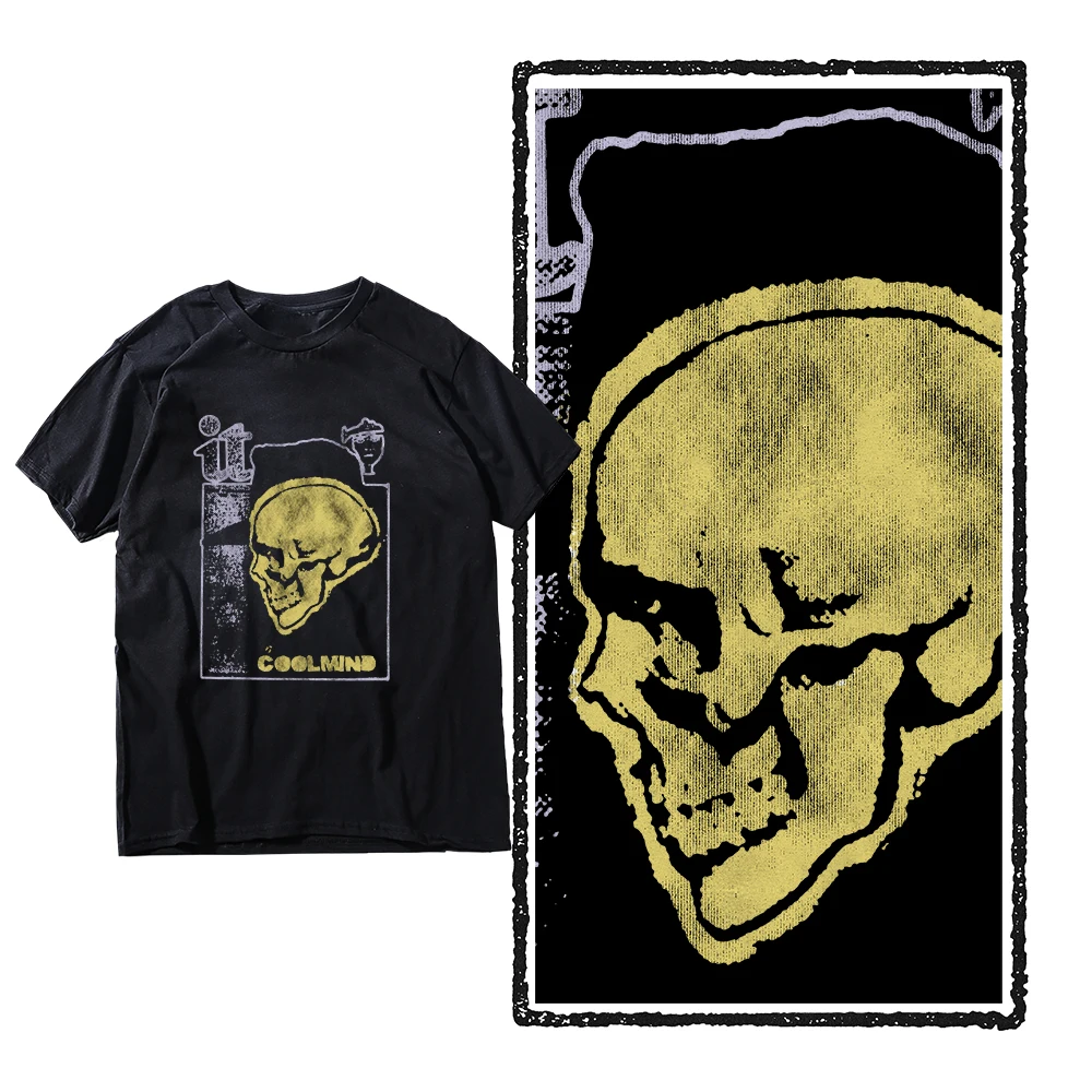 Coolmind U9 Высокое качество 100% хлопок эксклюзивная крутая уличная мужская футболка