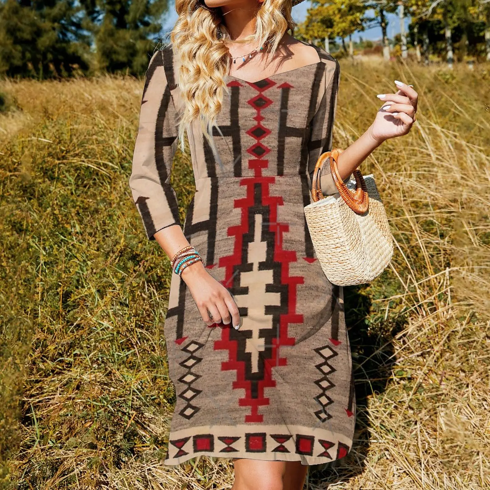 

1925 индийский гобелен Navajo, женское известное платье, дизайнерские платья невесты