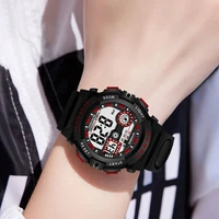 synoke watches for men 50m waterproof big dial digital watch mens alarm electronic watch sport male clock relogio masculino