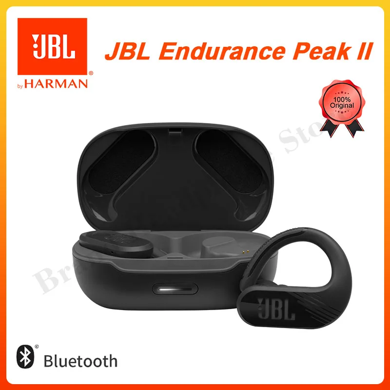 

Original JBL Endurance Peak II True Wireless Sports Headphones Waterproof Earbuds Bluetooth Earphone Deep Bass Headset Peak2 Mic