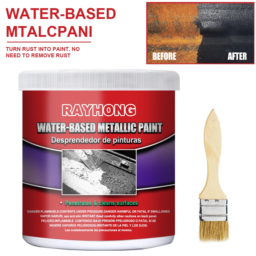 

100ml Car Anti-Rust Chassis Rust Converter Water-Based Primer Metal Surface Rust Remover Weather-Proof Long Lasting Deruster