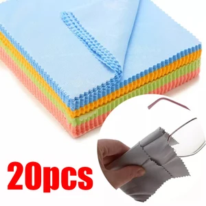 Imported 20pcs High Quality Chamois Glasses Cleaner Microfiber Cleaning Cloth for Glasses Cloth Len Phone Scr