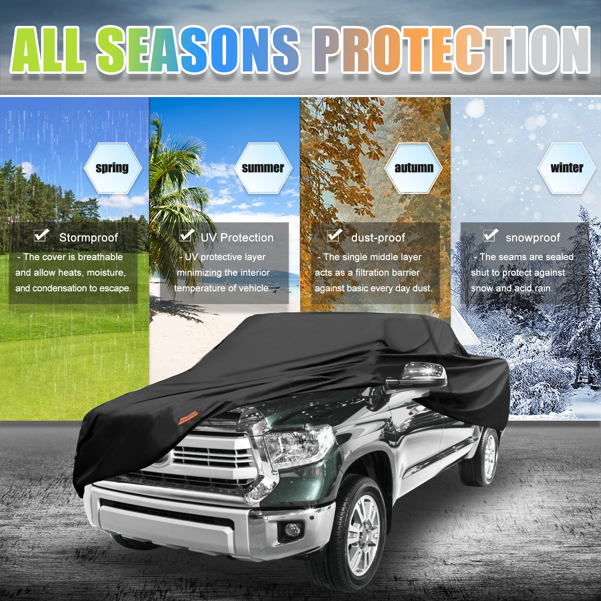 Автомобильный чехол для пикапа X Autohaux Toyota Tacoma двойная камера доступа 2005-2021 защита