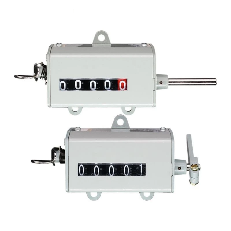 

Mechanical Counter Revolution Counter 75-II Totalizing Pull Counter Resettable Digital Punch Counter