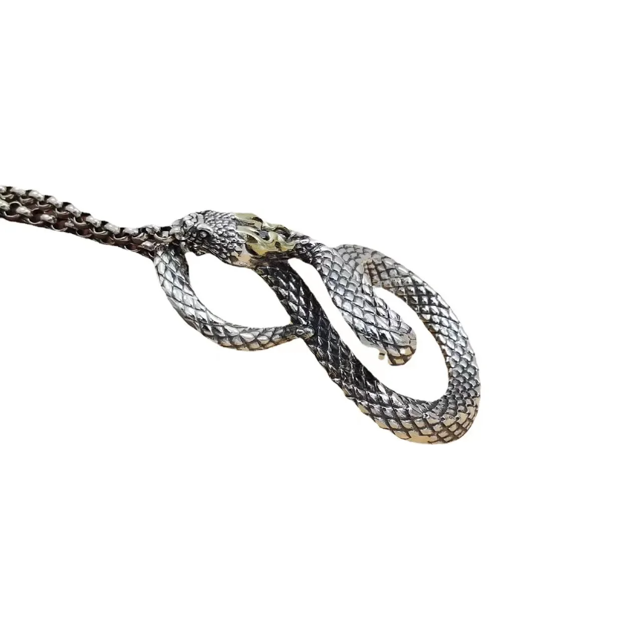 Кулон Jiaolong мужской из серебра 925 пробы уличная мода в стиле хип-хоп