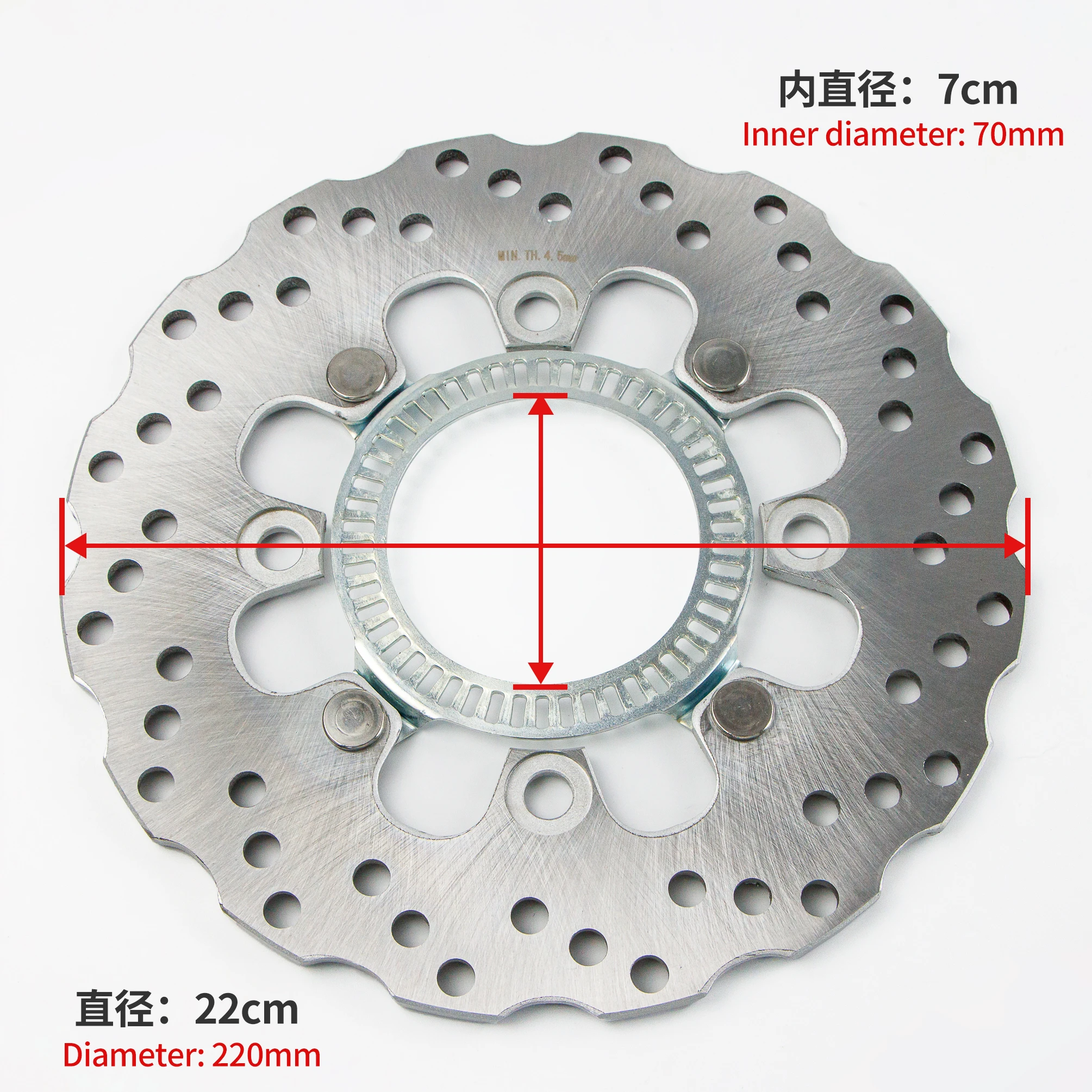 

Задний тормозной диск ротор для мотоцикла, подходит для Kawasaki Versys 650 KLE650 ABS 2015 - 2021 2016 2017 2018 2019 15 16 17 18 19 20