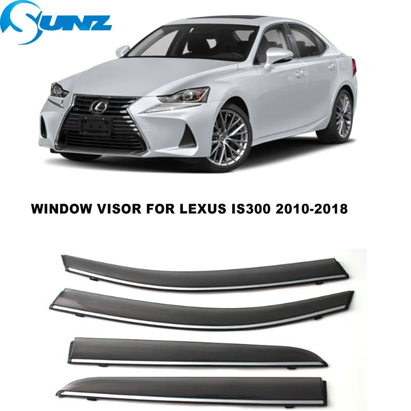 

Боковое окно отражатель для Subaru Legacy седан 2010 2011 2012 2013 2014 4 шт хромированная отделка окна Козырьки Солнце Дождь дефлекторы SUNZ