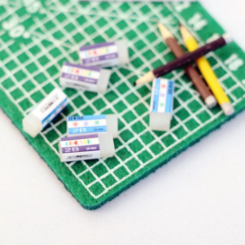 Мини-ластик для кукольного домика школьная шкала 6 шт. принадлежности мебели