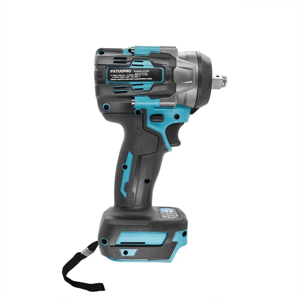 Беспроводной Электрический ударный гайковерт PATUOPRO 550N.m 1/2 дюйма Ручной