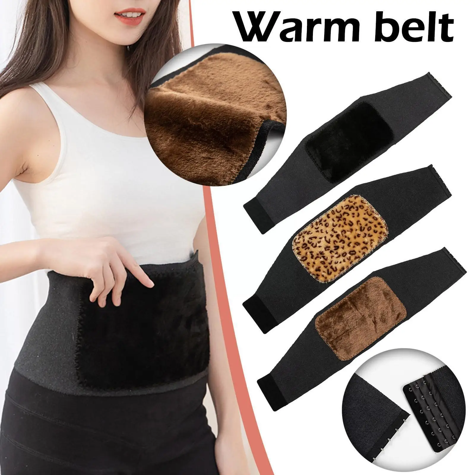 

Новый женский теплый ремень, утолщенный нагревательный защитный пояс для поясницы, поясничный ремень для Осанки Спины, защитный ремень для ...