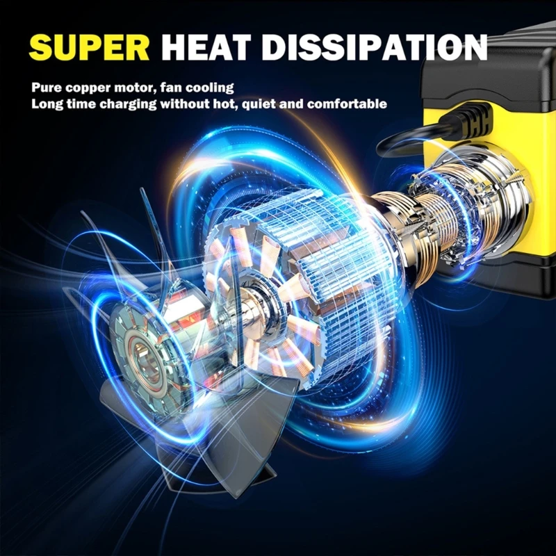 28 ГБ автомобильные зарядные устройства 12 В 24 импульсный ремонт цифровые SmartFast AGM