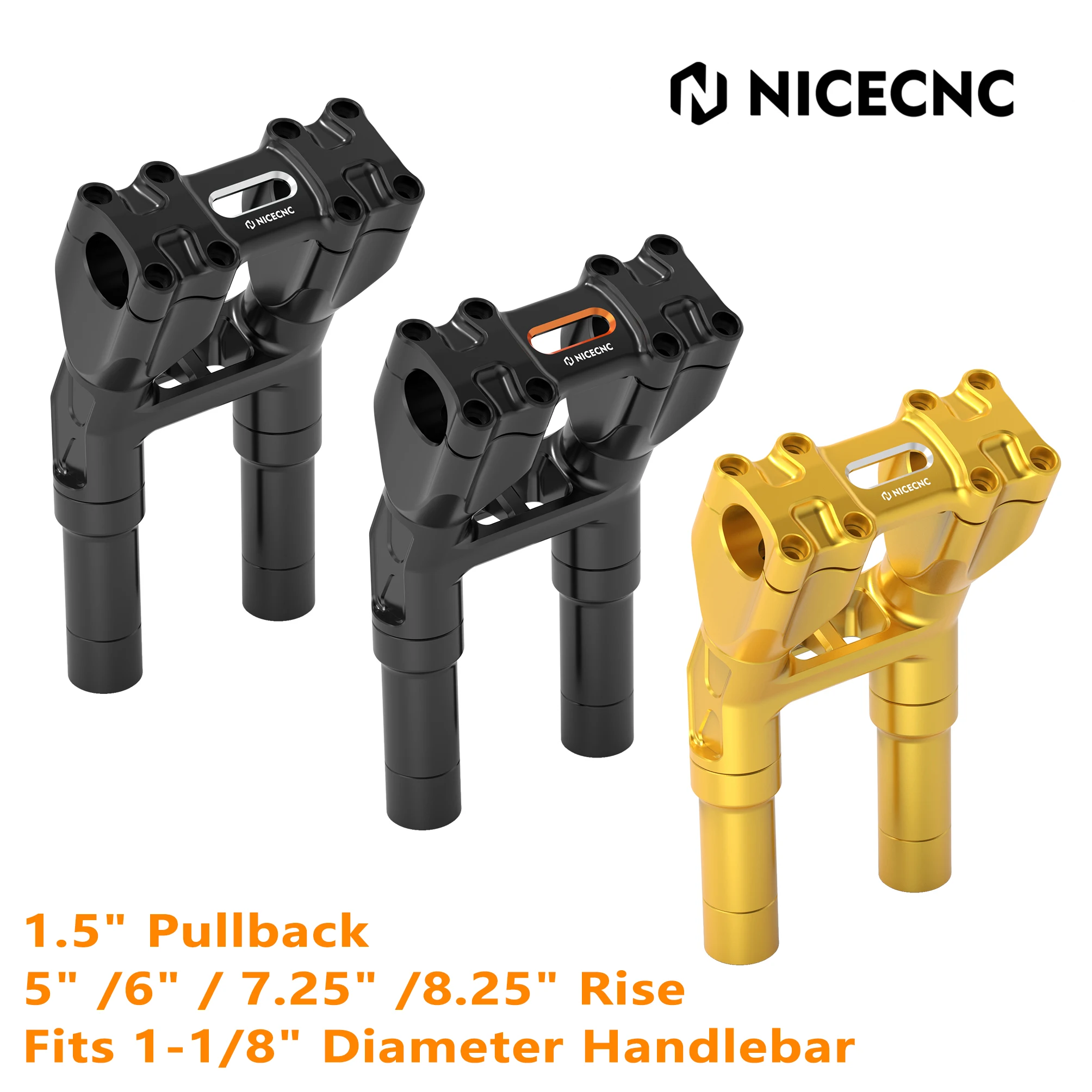 Для Harley Road King 94-23 1-1/8 &quotСтойки руля для Special FLHRXS FLHP 17-23 Classic FLHRC 07-20