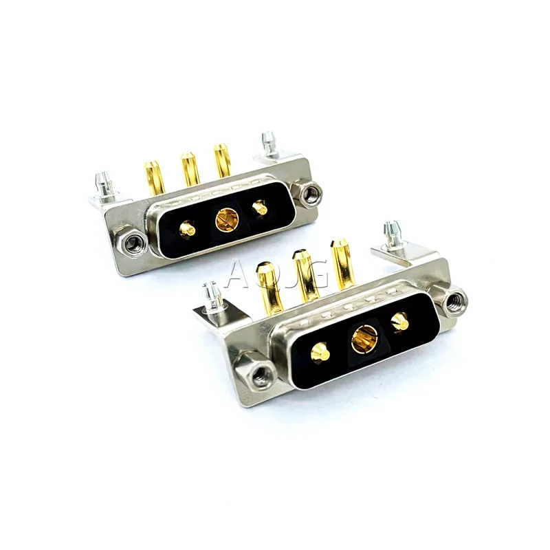 

D-SUB3V3 male head 3-pin elbow plug board 3P welding board socket 3-core power connector DB3 high current connector