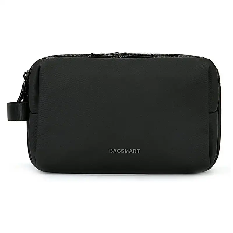 

Luxurious Water-resistant Travel Toiletry Bag Dopp Kit for Women Men, Stylish Black Toiletry Bag Perfect for All Toiletries Acce