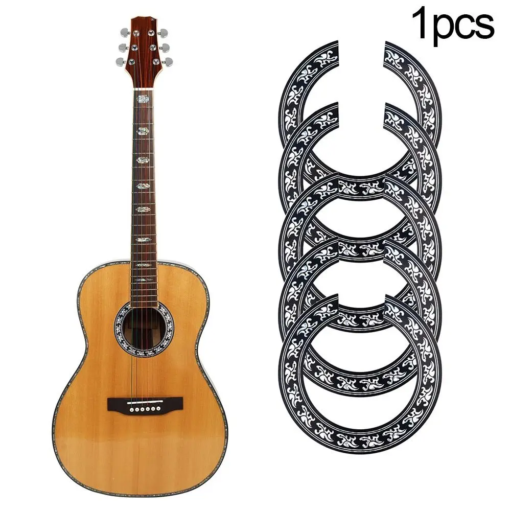 

Fashion PVC Classical Acoustic Sound Hole Decal Guitar Accessories Guitar Sticker Self Adhesive