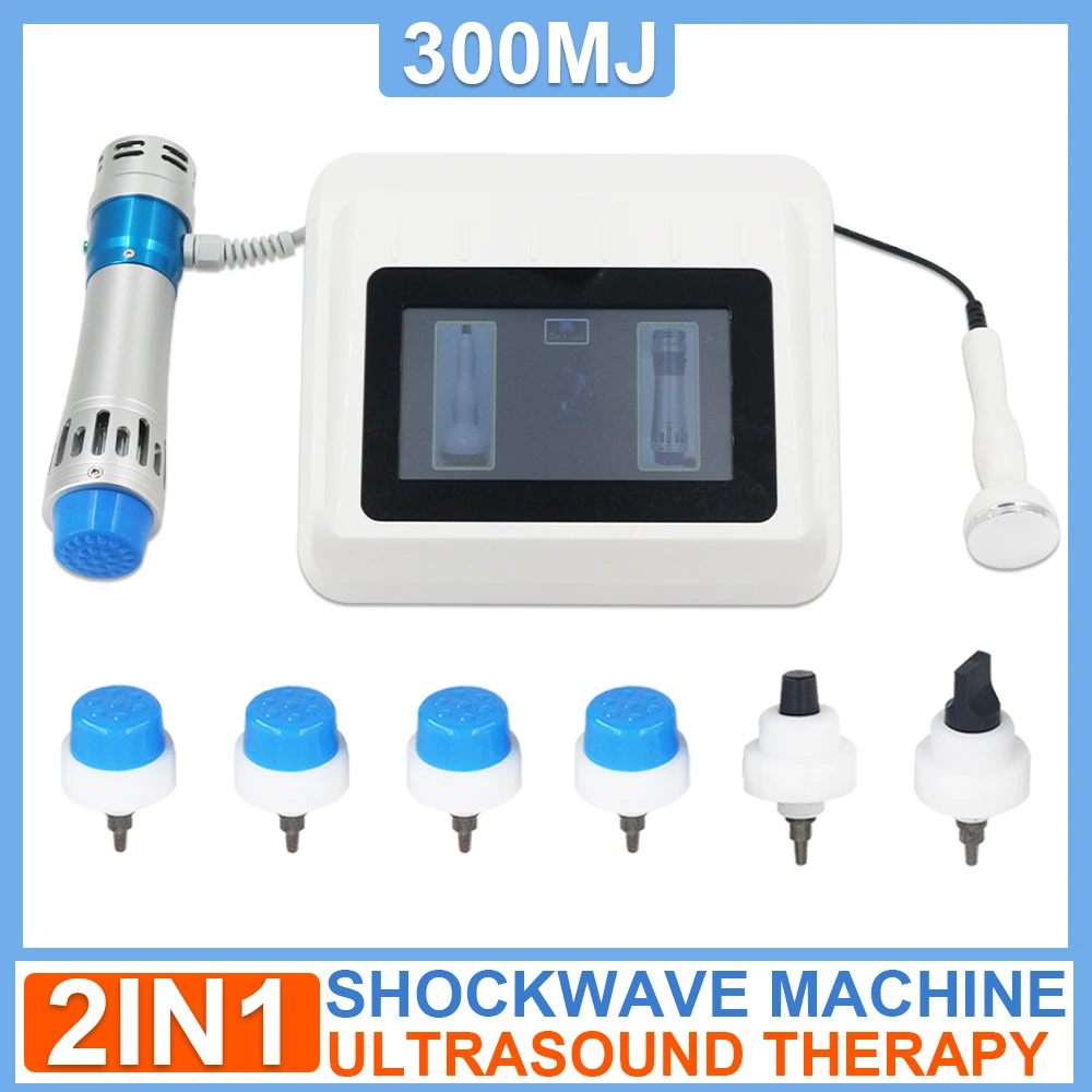Аппарат для ударно-волновой терапии 300MJ ED 2 в 1 ультразвуковое