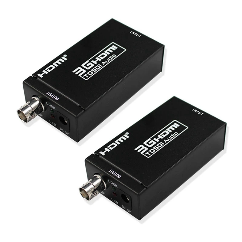 

AYHF-2X 1080P HDMI To SDI Converter Adapter Coaxial Cable Video Audio HDMI Extender HD To BNC SDI/HD-SDI/3G-SDI