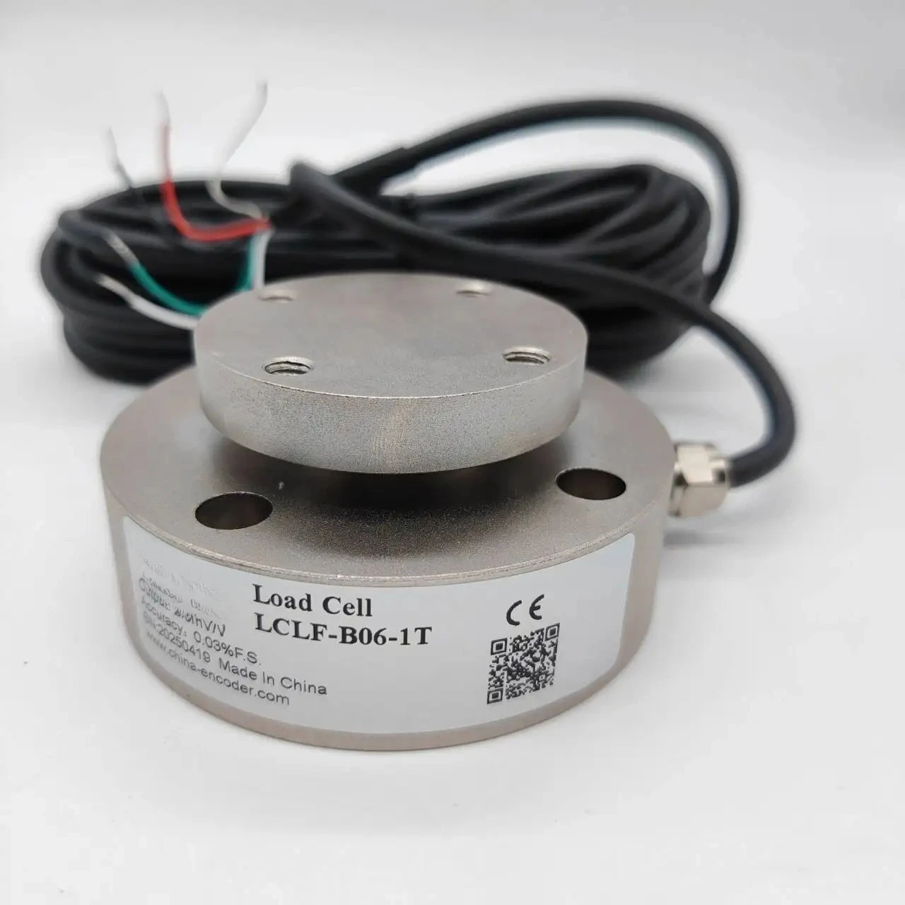 Фото Тензодатчик Pancake Load Cell LCLF-B06-500KG 1T 2T 5T 10T 15T (датчик силы) №1