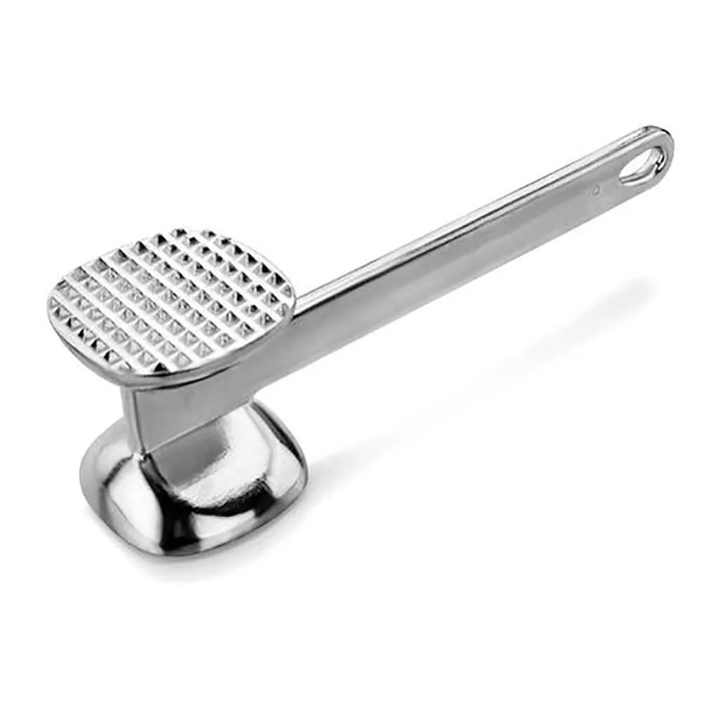 

Aluminum Alloy Tender Meat Hammer Loose Meat Tenderizers Dual-Sided Pine Meat Hammer For Steak Pork Chicken Chop Kitchen Gadgets