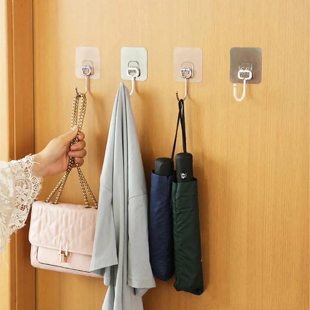 1/3/5 шт. клейкие крючки водонепроницаемый держатель для ключей без отверстий