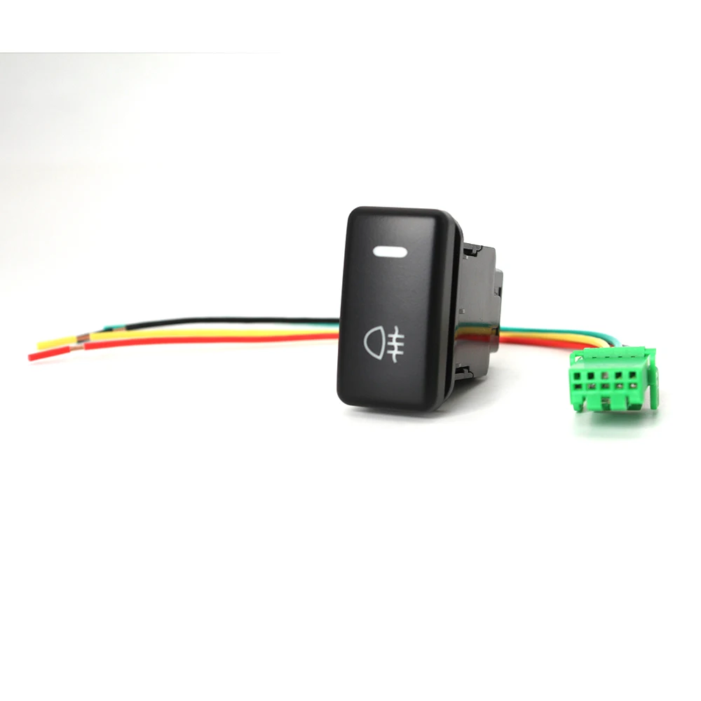 

1 шт. автомобильный светодиодный светильник DRL, передняя и задняя противотуманная фара, кнопка включения и выключения прожектора для Toyota FJ Land Cruiser Prado 120 LC100