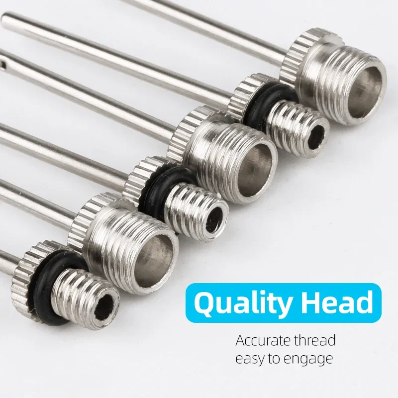 Игольчатые адаптеры для насоса с резьбой 8V1 Schrader или 5V2 Presta надувных насосов Kipsta