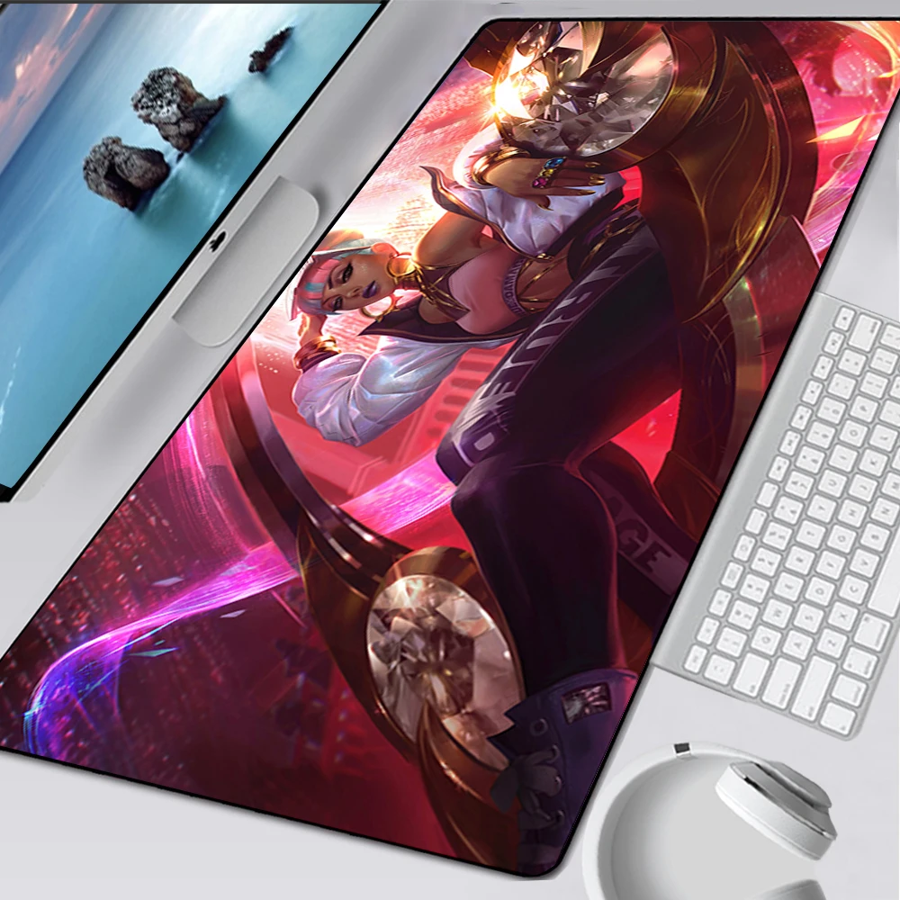 Большой игровой коврик для мыши League of Legends qiyan, компьютерный коврик для мыши, компьютерный игровой коврик для мыши, коврик для ноутбука, клавиатура