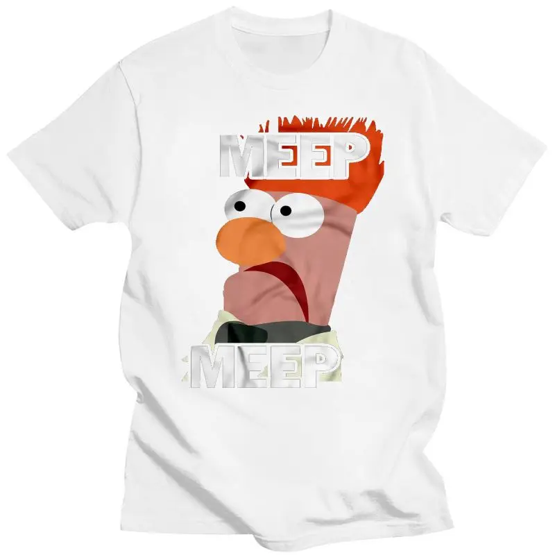 Camiseta divertida de moda para hombre y mujer, camiseta de Meep The Muppet Show And Beaker, 2022